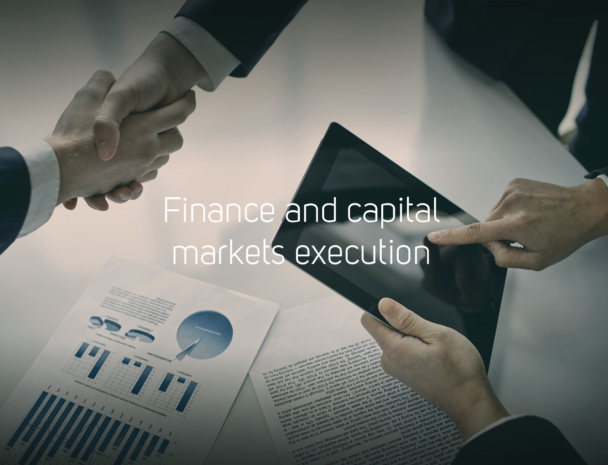 Pampa Corporation Finance and capital markets execution